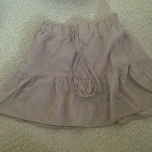 Vintage Nude Mini Skirt